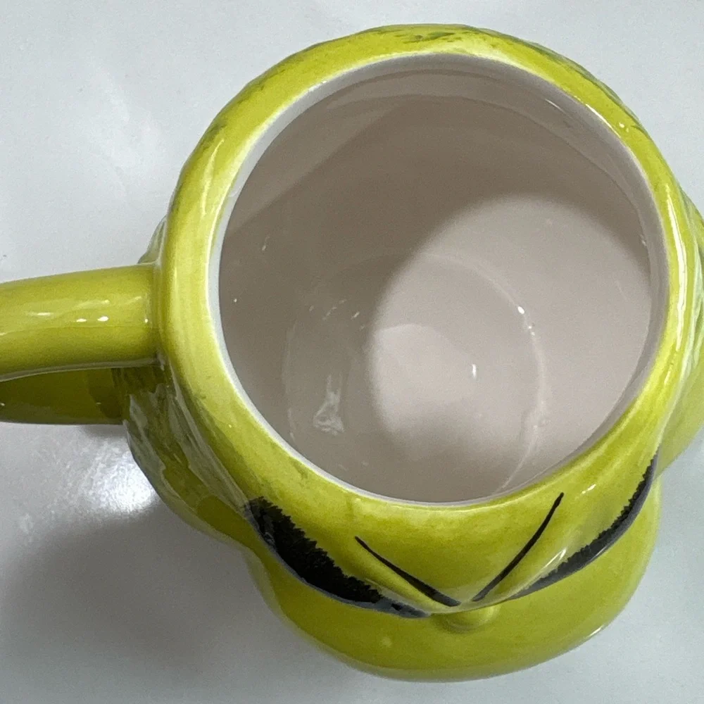Dr. Seuss The Grinch 3D‎ Face Mug 2021 Vandor Bioworld Ceramic Cup